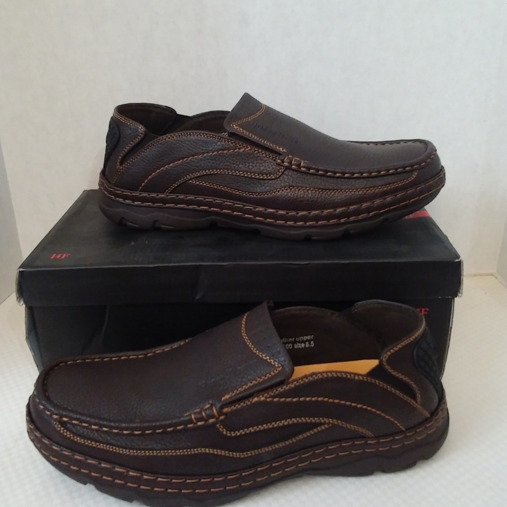 Henry Ferrera Brown Loafers Size 7.5